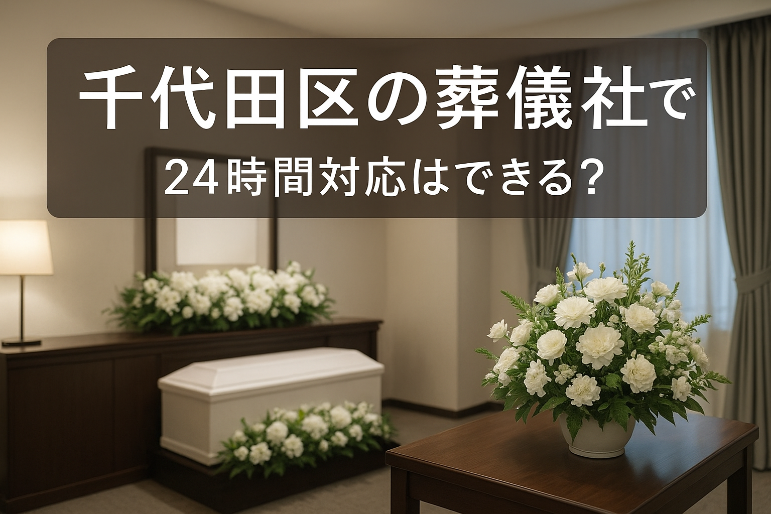 千代田区の葬儀社で24時間対応はできる?