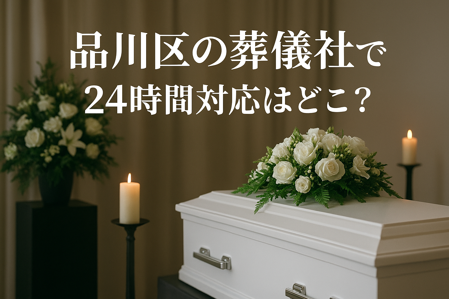 品川区の葬儀社で24時間対応はどこ?