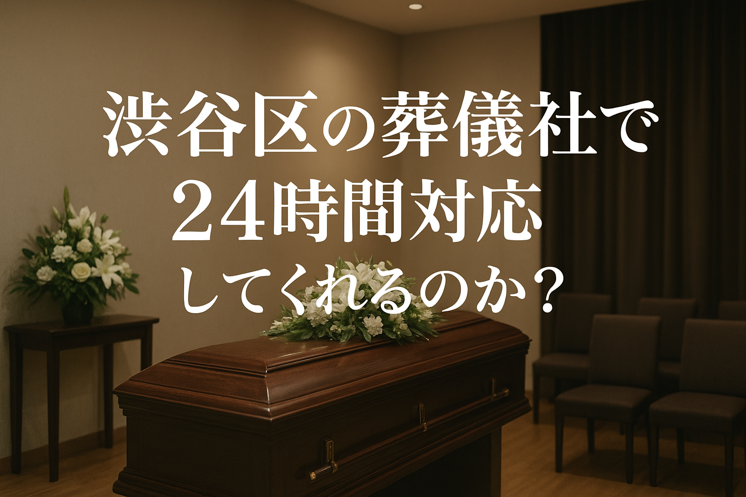 渋谷区の葬儀社で24時間対応してくれるのか？