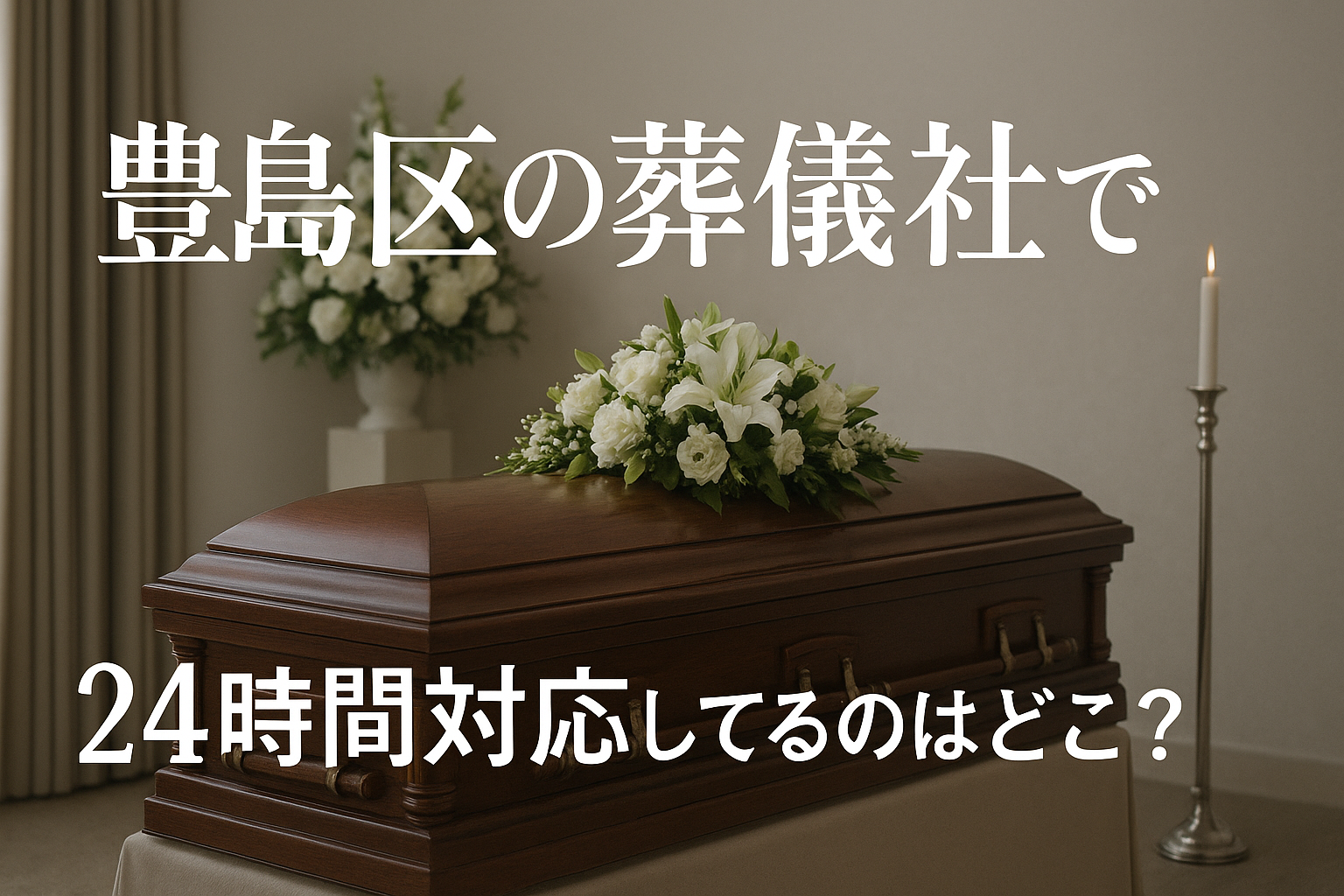 豊島区の葬儀社で24時間対応してるのはどこ？