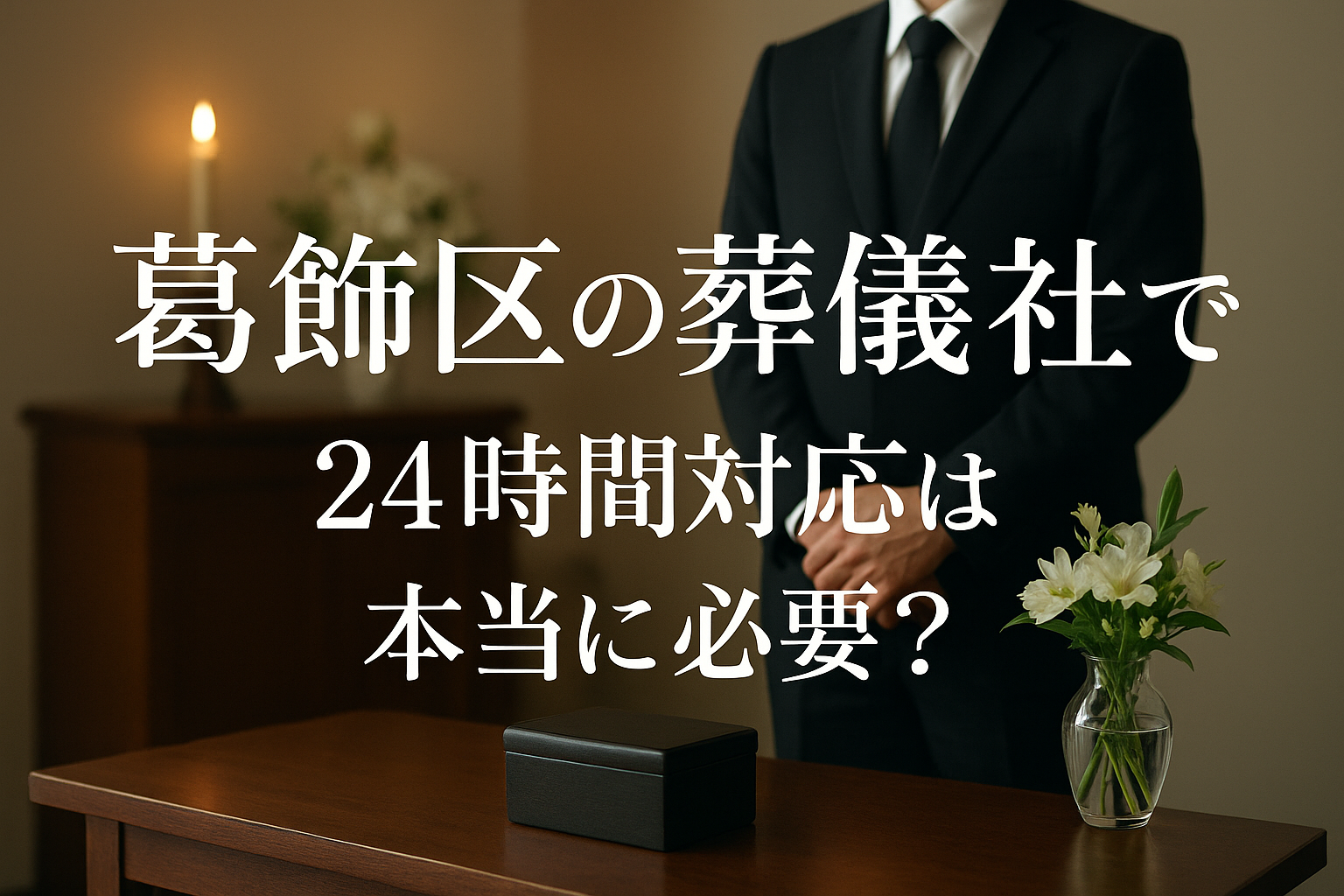 葛飾区の葬儀社で24時間対応は本当に必要？