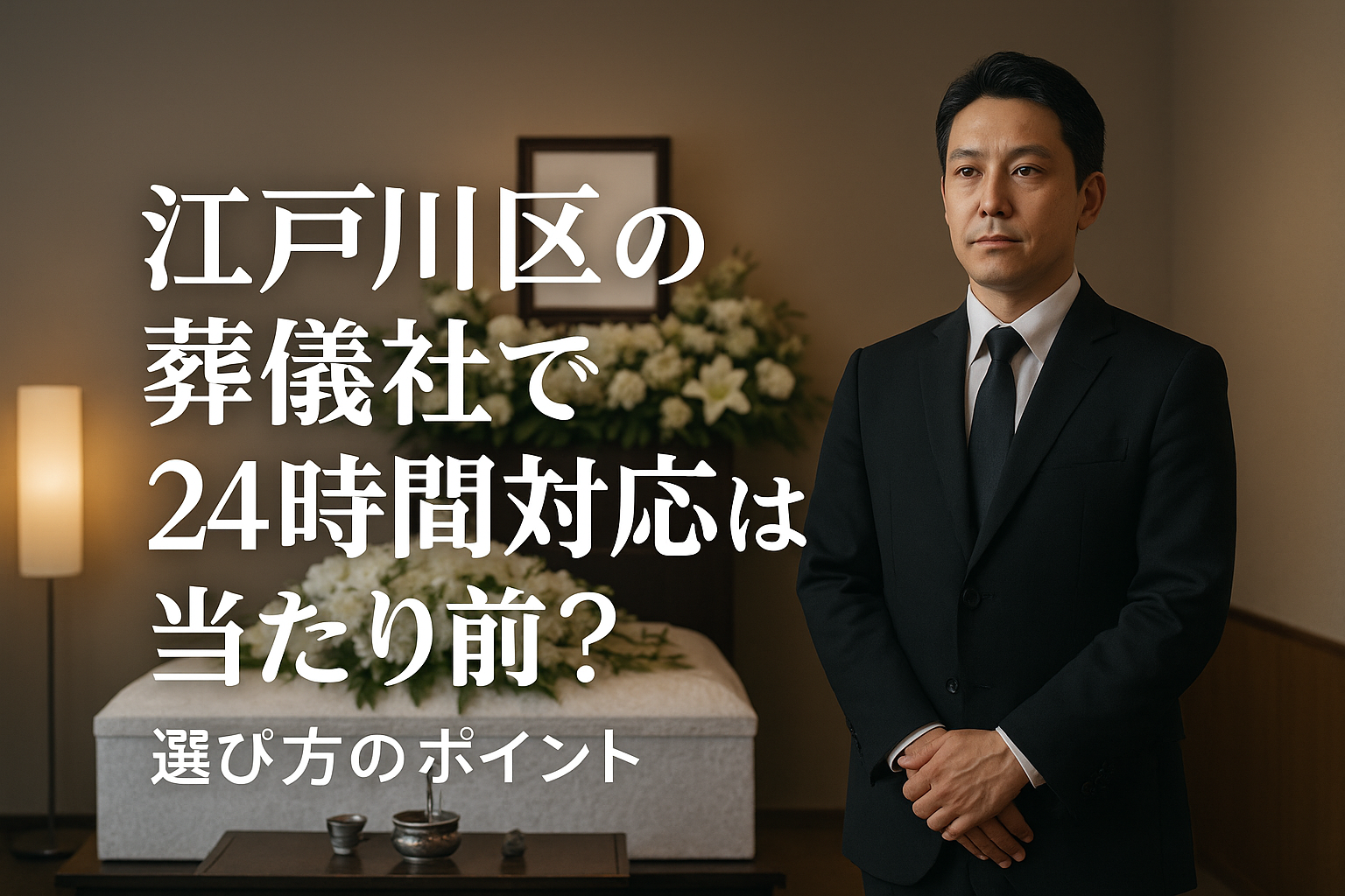 江戸川区の葬儀社で24時間対応は当たり前?選び方のポイント