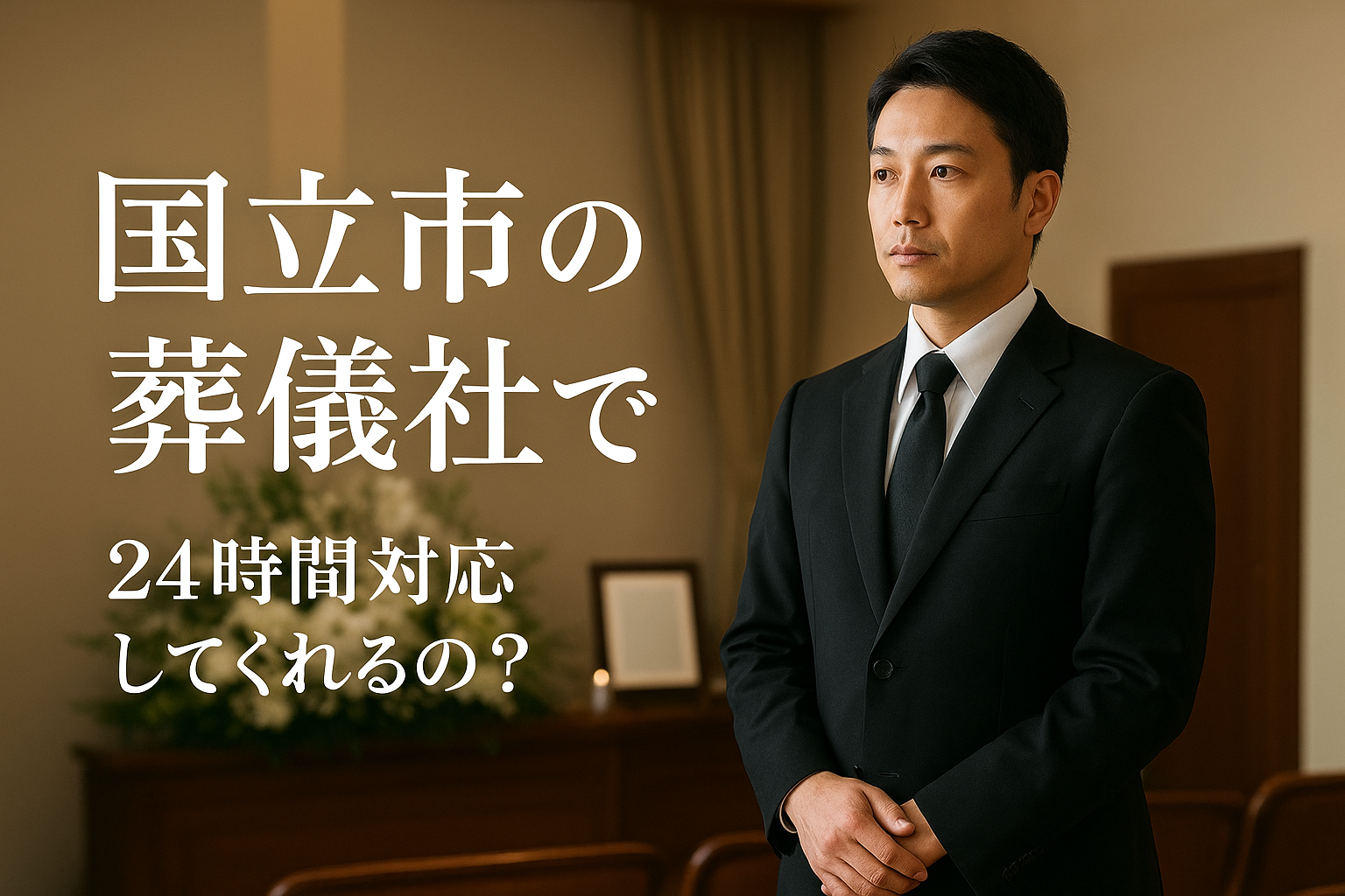 国立市の葬儀社で24時間対応してくれるの?