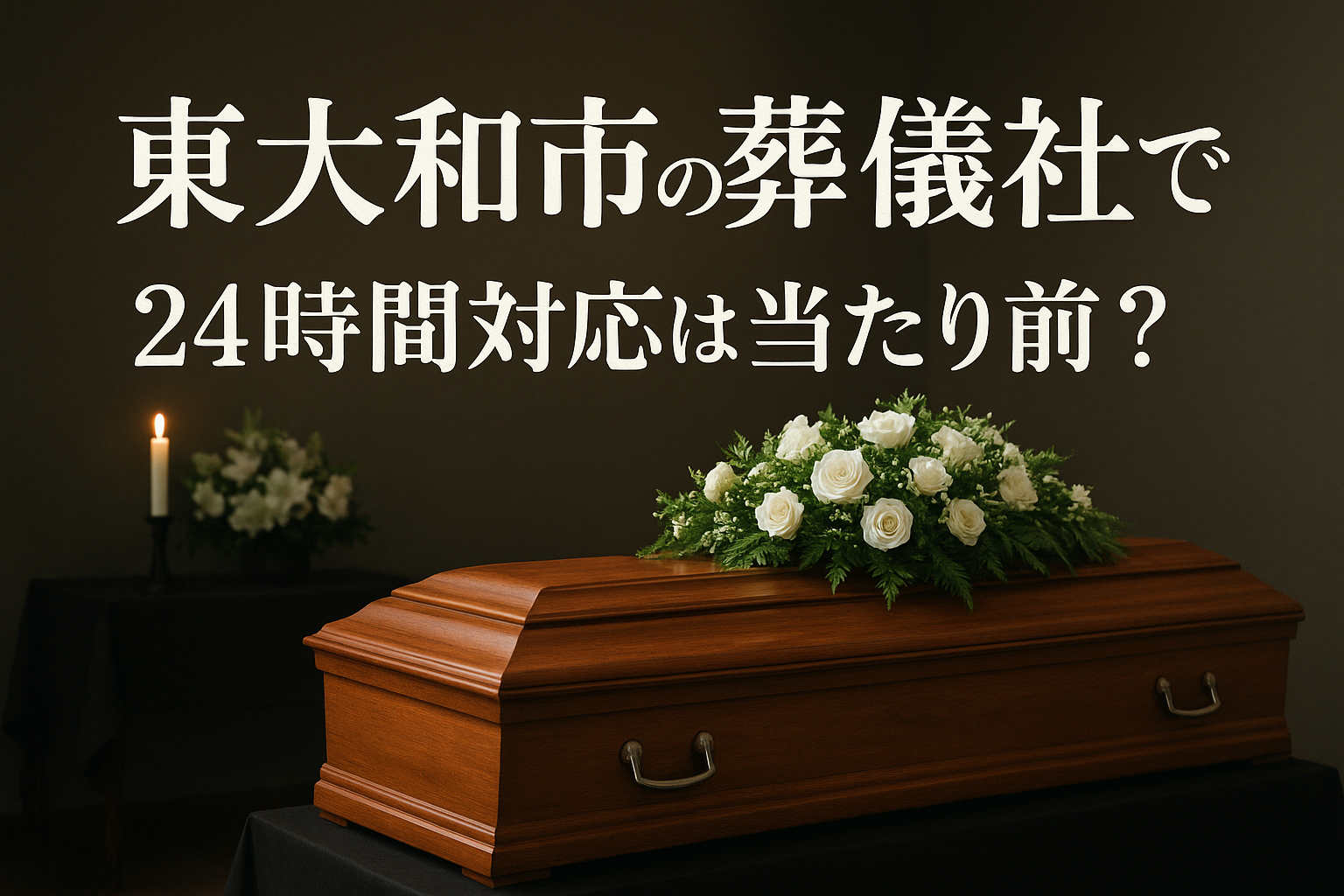 東大和市の葬儀社で24時間対応は当たり前？