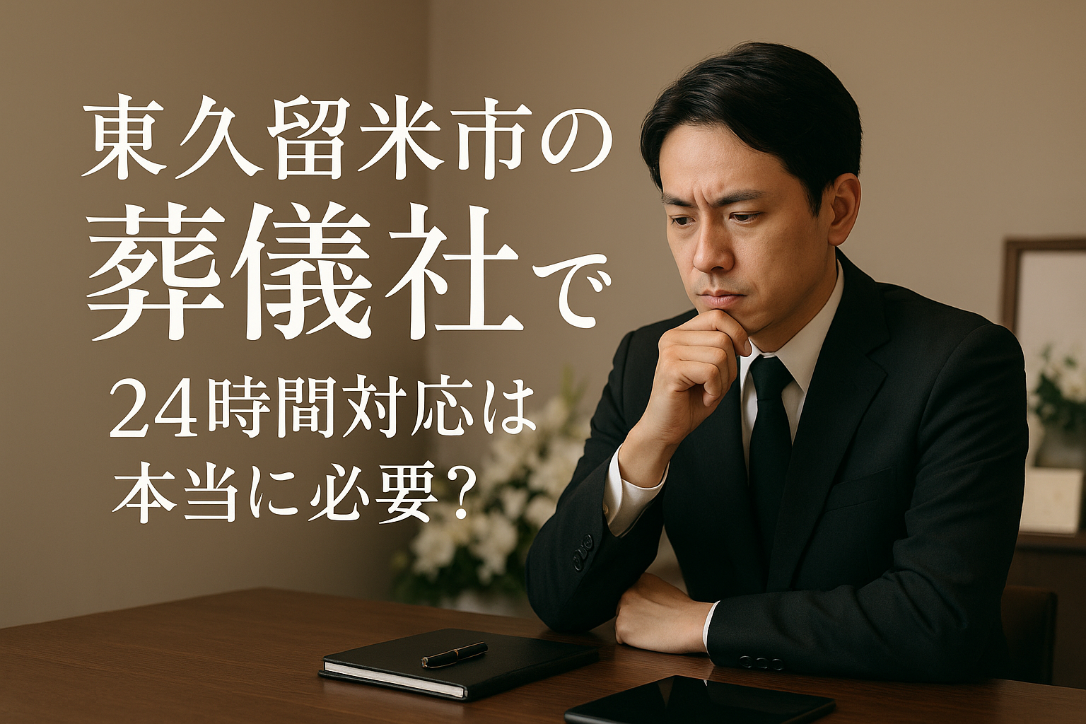 東久留米市の葬儀社で24時間対応は本当に必要？