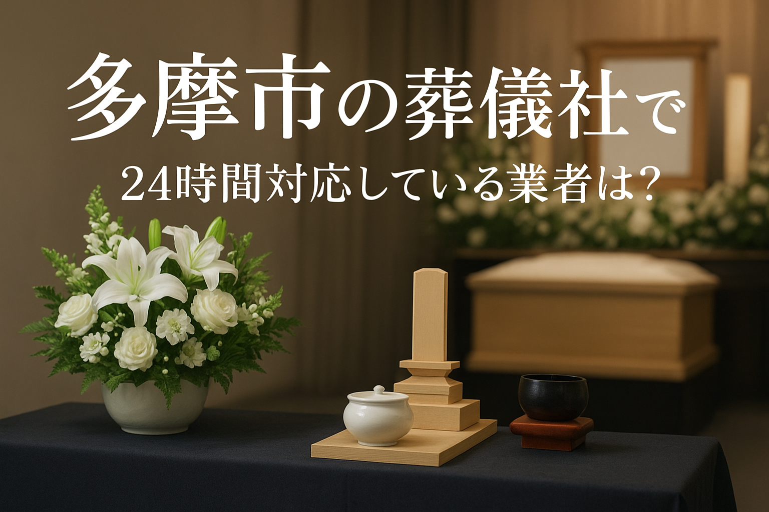 多摩市の葬儀社で24時間対応している業者は？