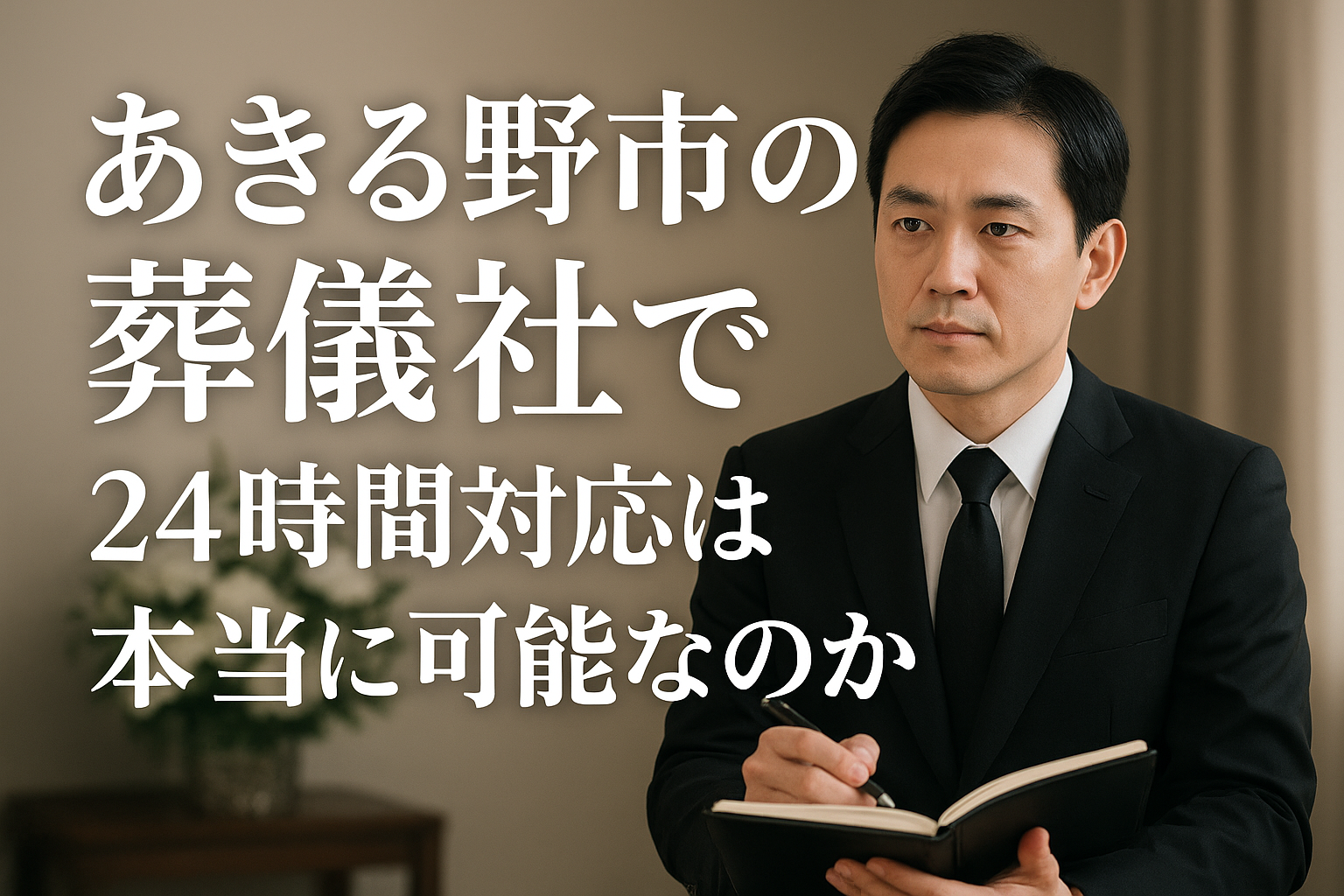 あきる野市の葬儀社で24時間対応は本当に可能なのか?