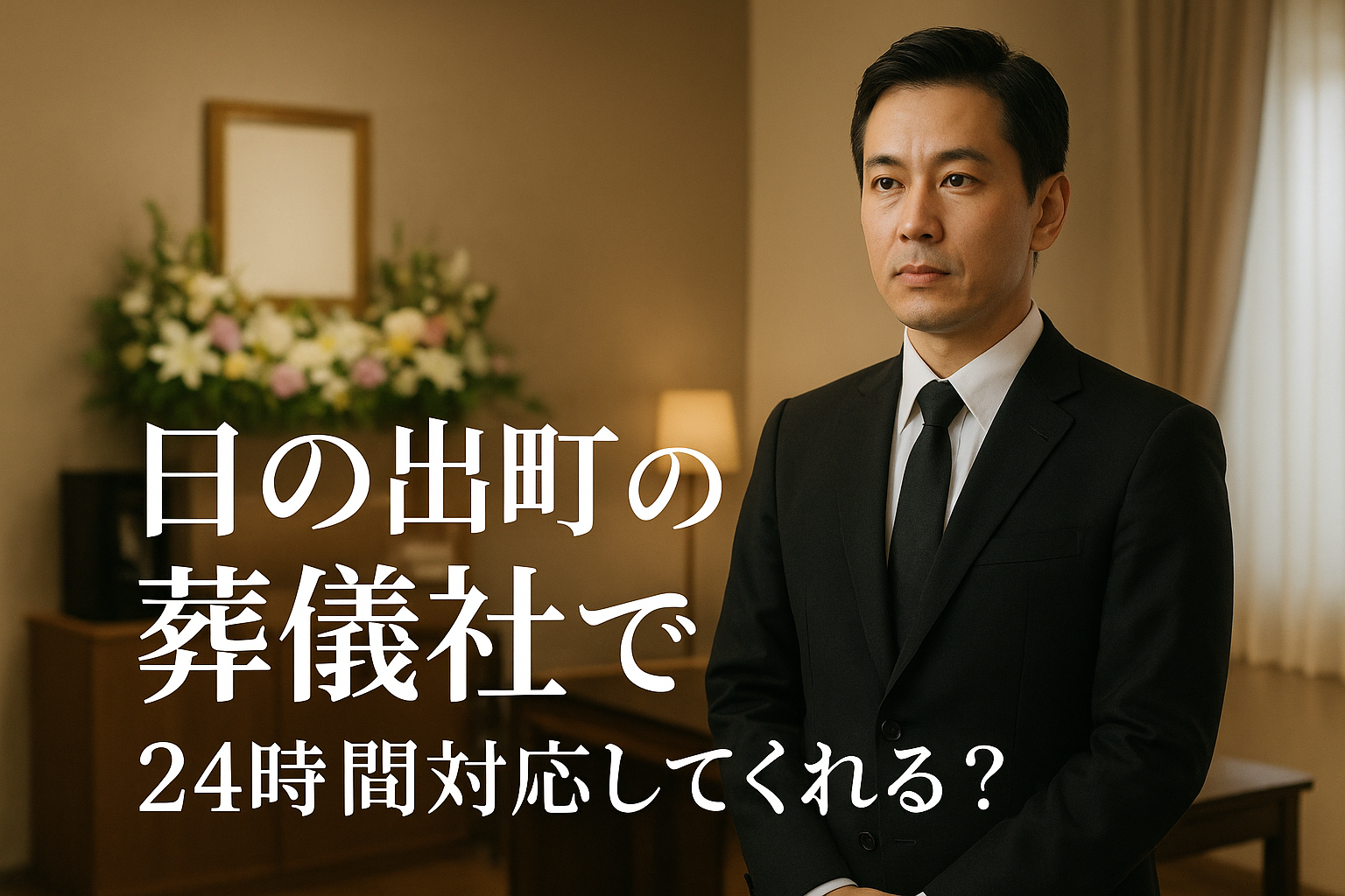 日の出町の葬儀社で24時間対応してくれる?