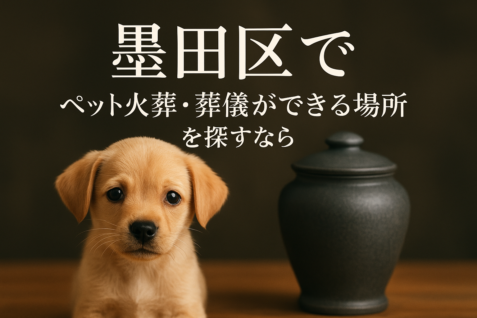 墨田区でペット火葬・葬儀ができる場所を探すなら