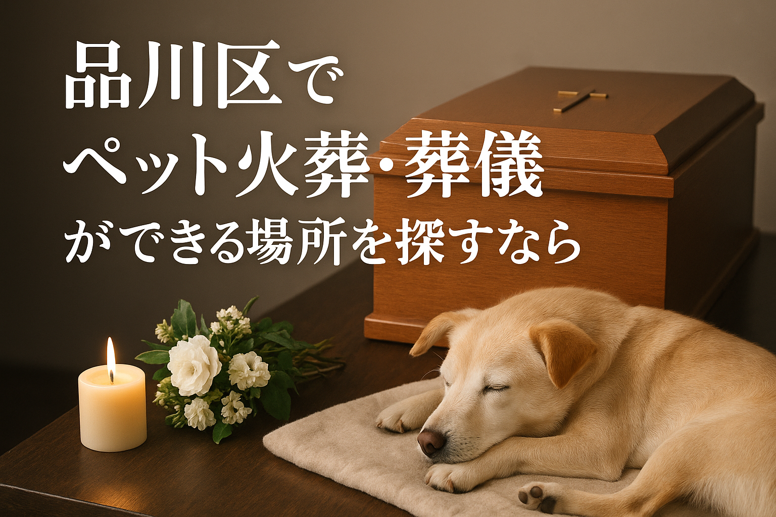 品川区でペット火葬・葬儀ができる場所を探すなら