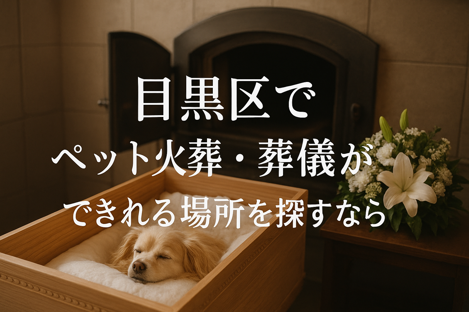 目黒区でペット火葬・葬儀ができる場所を探すなら