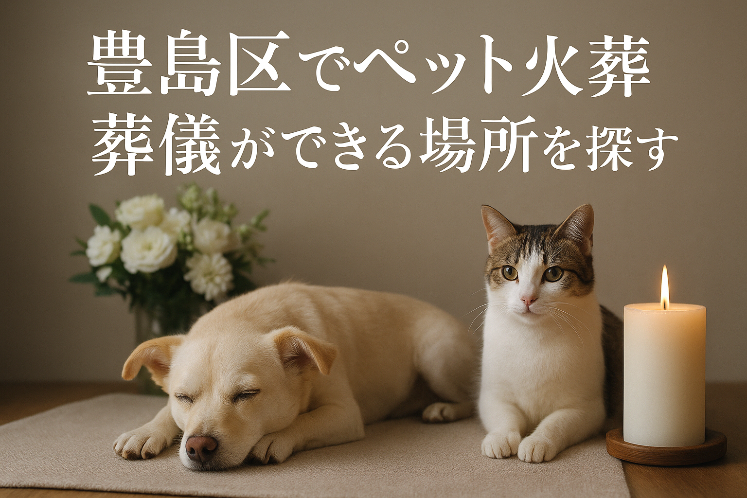 豊島区でペット火葬・葬儀ができる場所を探すなら