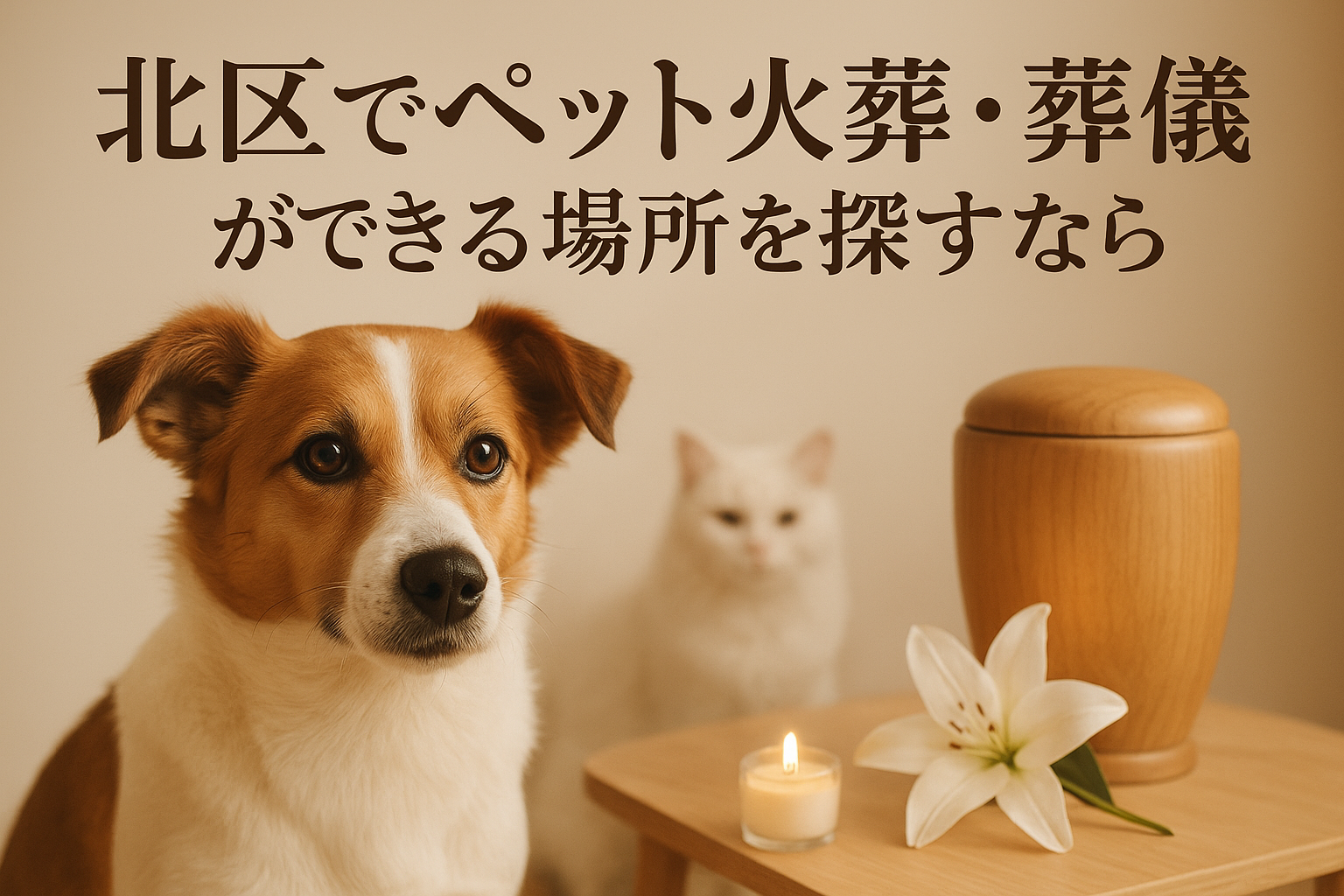北区でペット火葬・葬儀ができる場所を探すなら
