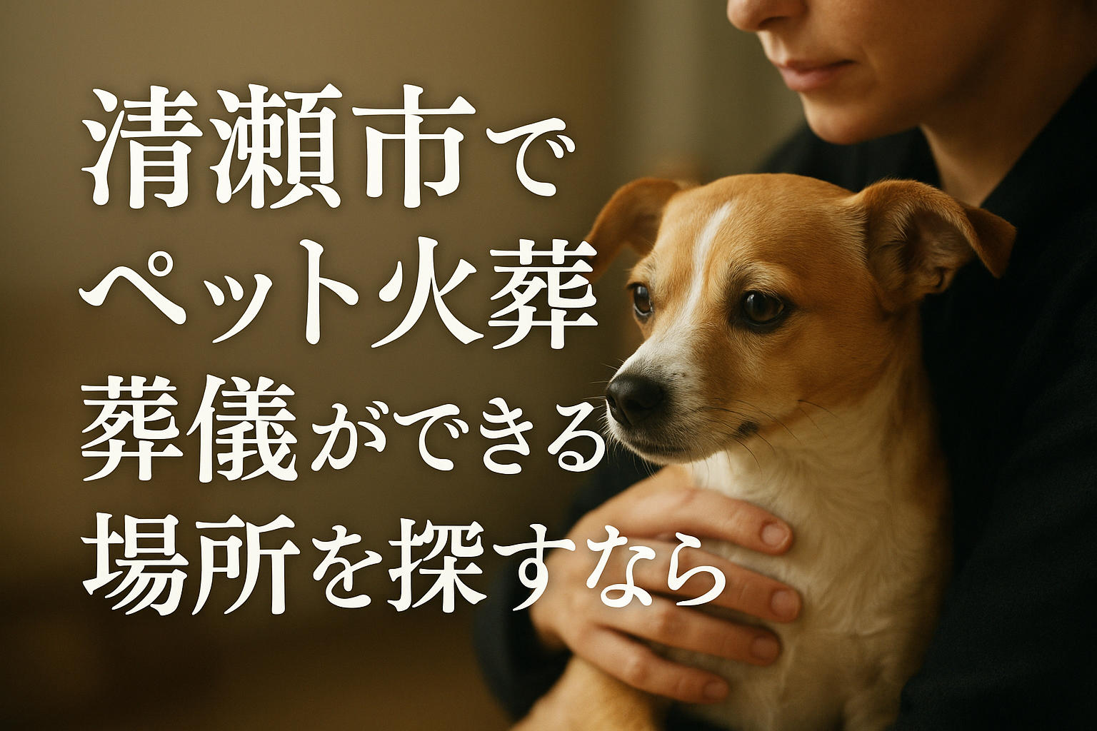 清瀬市でペット火葬・葬儀ができる場所を探すなら