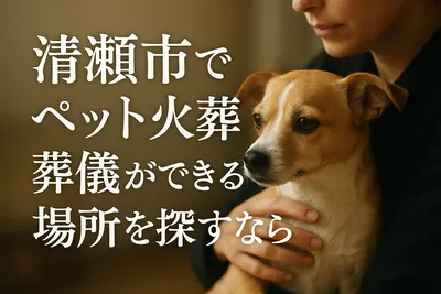 清瀬市でペット火葬・葬儀ができる場所を探すなら