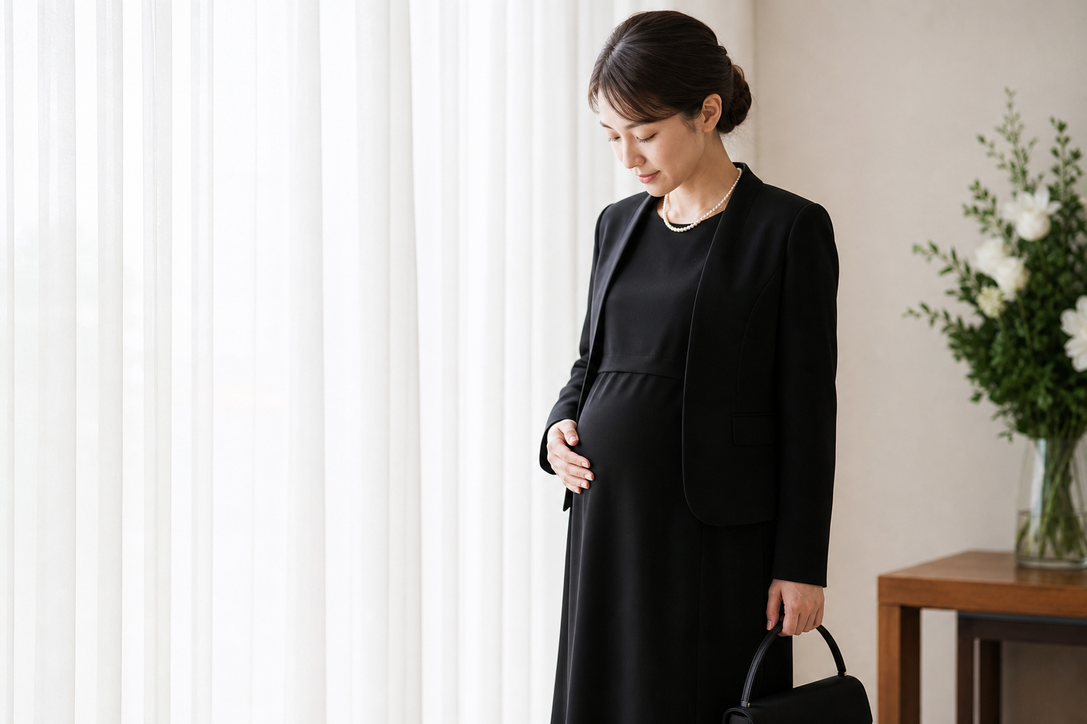 妊婦が喪服を代用できる?服の選び方とNG例を解説