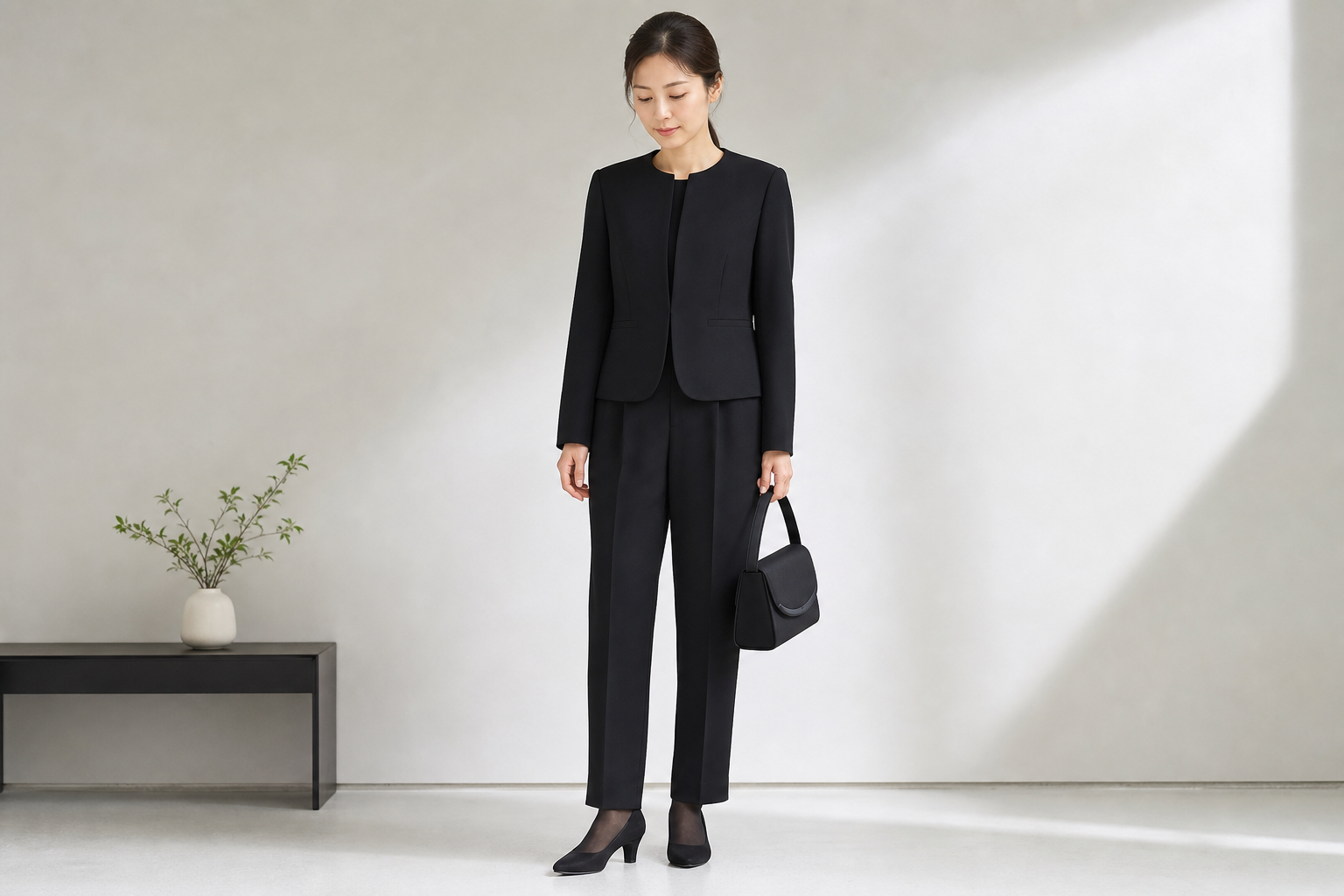 喪服のパンツスーツはしまむらで買える？